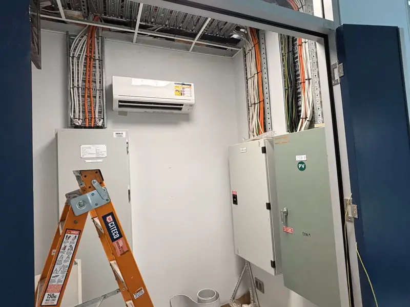 Commercial and domestic electrical project